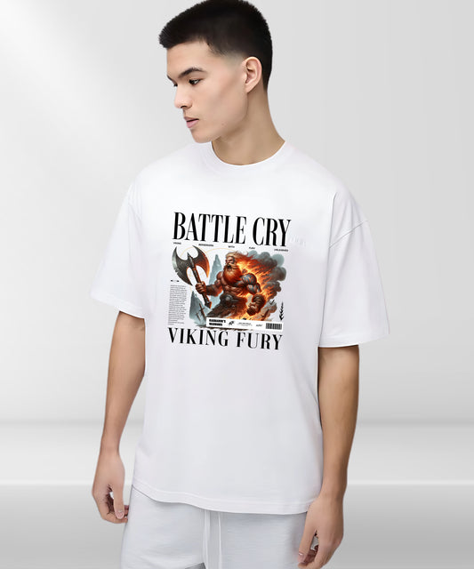 Battle Cry Trending Oversize Casual Wear T-Shirt