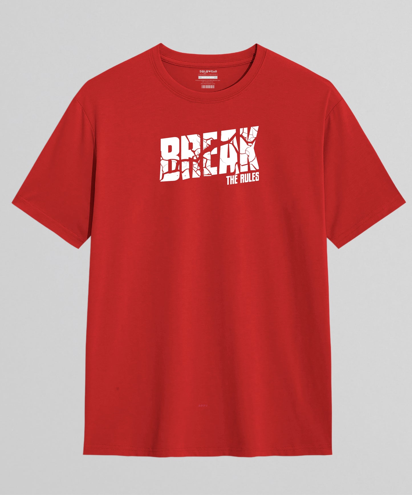 Break The Rules Casual Wear Oversized T-Shirt | Bold & Stylish Fashion