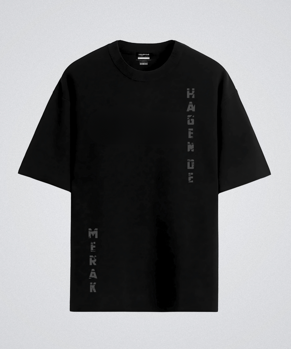 Solowear Warrior Anime Oversized Casual Wear T-Shirt