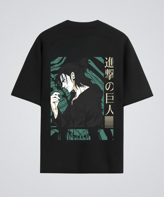 Solowear Eren Yeager Anime Oversized Casual Wear T-shirt