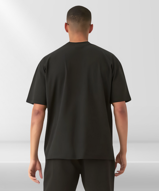Essence Edition Black Colour Oversized T-shirt