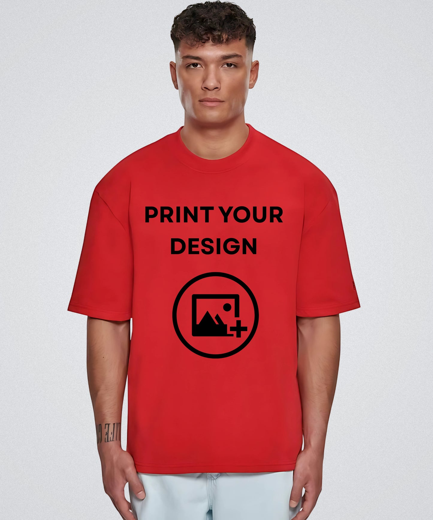 Solowear Customized Oversized Red T-shirt