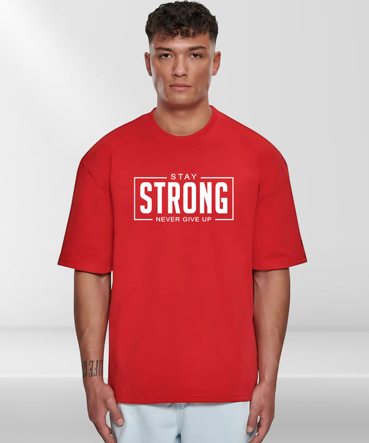 Solowear Stay Strong Casual Wear Oversize T-shirt