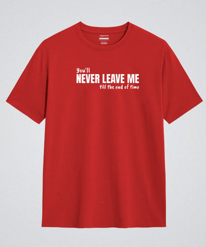 Never Leave Me Casual Wear Oversized Anime T-Shirt