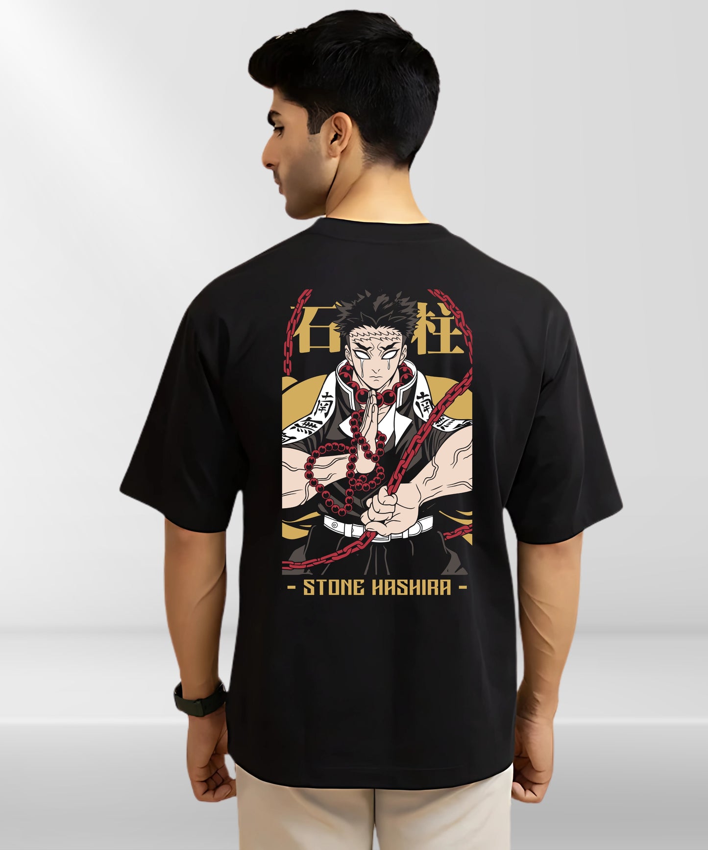 Solowear Stone Hashira casual wear Oversized T-Shirt for Men