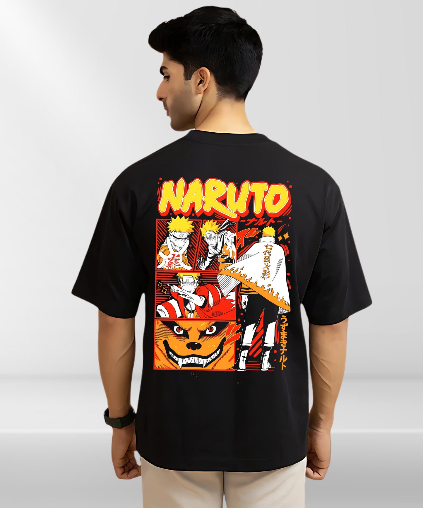 Naruto Anime Classy Oversized T-shirt