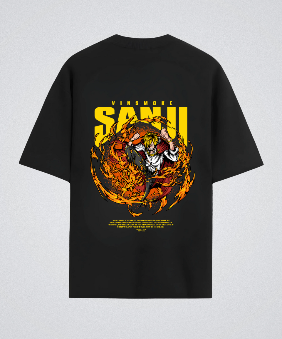 Solowear One Piece Vinsmoke Sanji Unisex Oversized T-shirt
