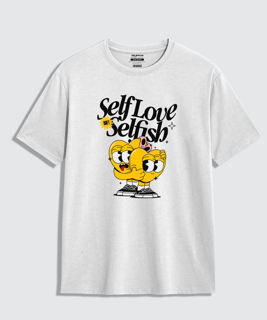 Self Love Oversize Casual Wear T-Shirt For Women