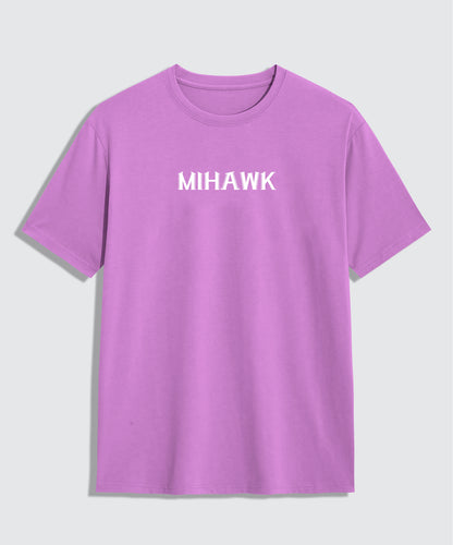 Mihawk Anime Lavender Colour Oversized T-shirt