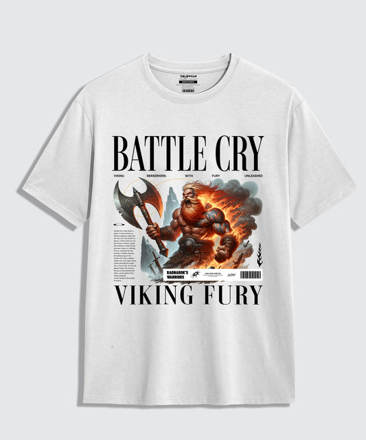 Battle Cry Trending Oversize Casual Wear T-Shirt