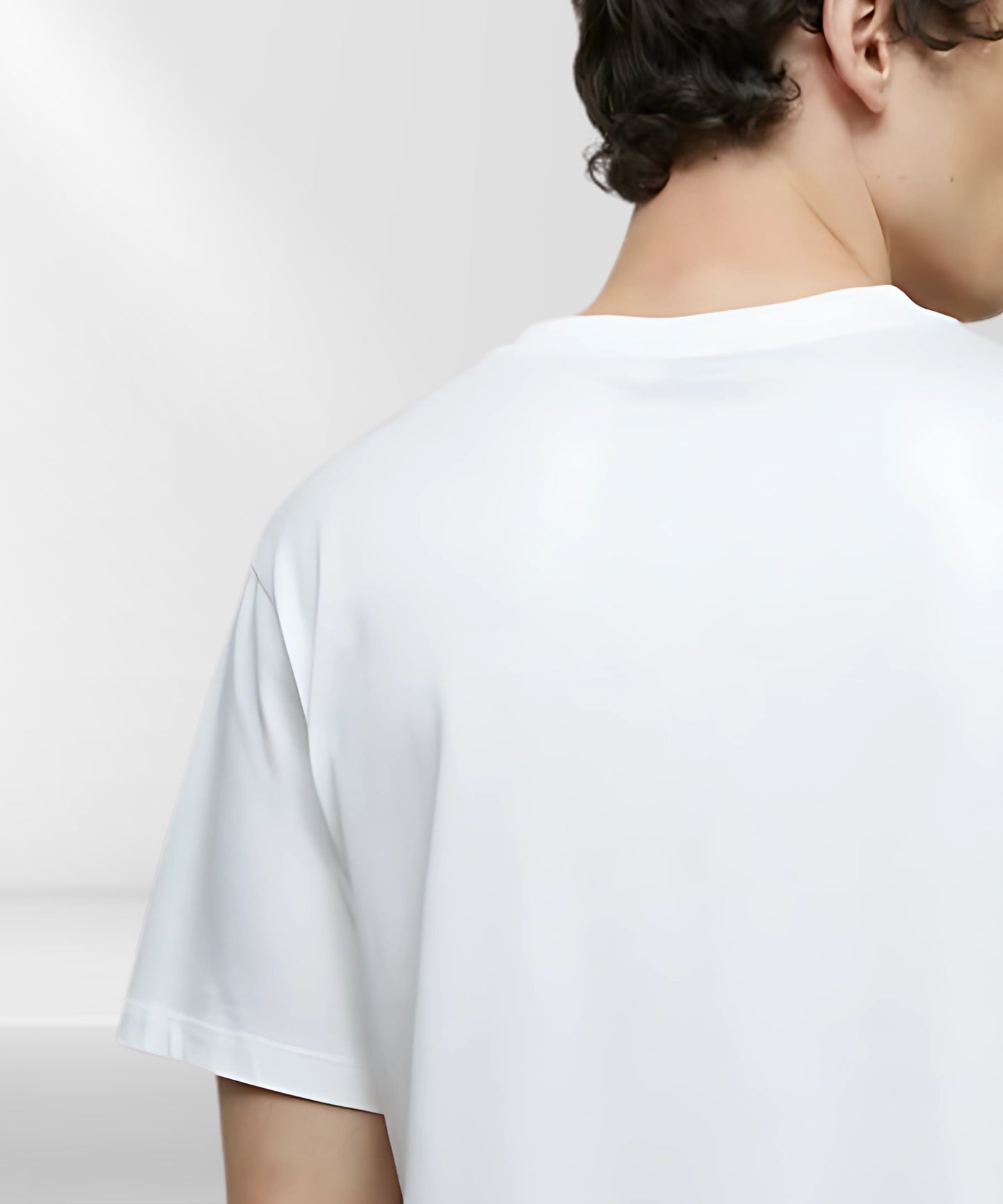 Solowear Plain White Men Regular Fit T-shirt